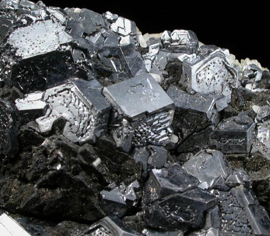 Galena, Calcite, Sphalerite from Huanzala Mine, Huallanca District, Huanuco Department, Peru
