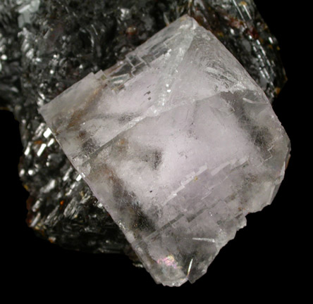 Fluorite on Sphalerite from Elmwood Mine, Carthage, Smith County, Tennessee