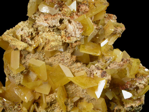 Wulfenite from Touissit Mine, 21 km SSE of Oujda, Jerada Province, Oriental, Morocco