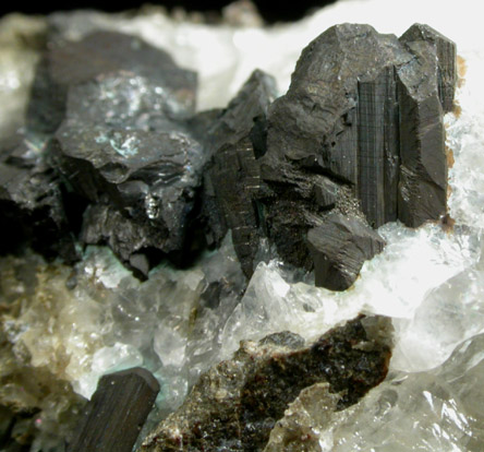 Chalcocite in Calcite from Chimney Rock Quarry, Bound Brook, Somerset County, New Jersey