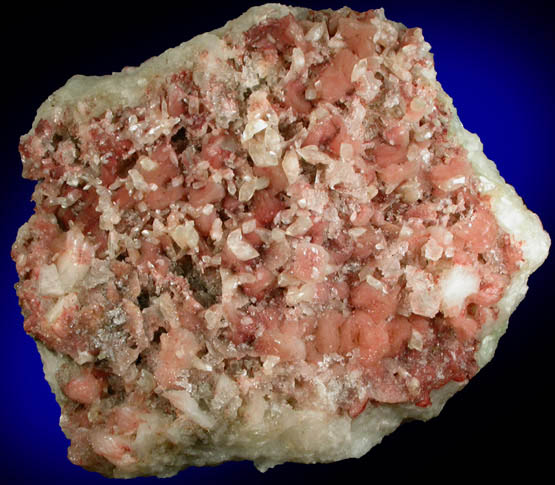 Stilbite-Ca and Calcite from Upper New Street Quarry, Paterson, Passaic County, New Jersey