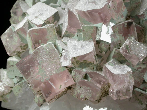 Fluorite on Quartz from Weardale, County Durham, England