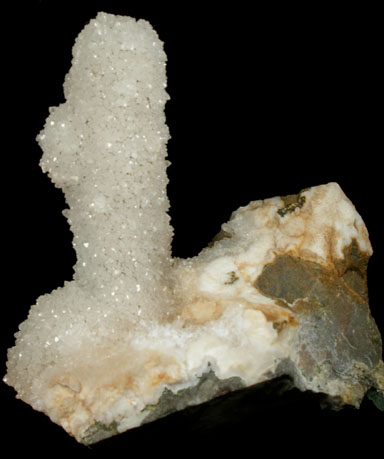 Quartz epimorph after Natrolite from BerufjrOur, Reykjanes, Vesturland, Iceland