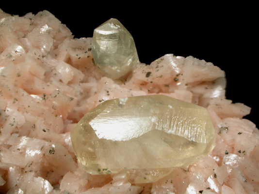 Calcite on Dolomite with Pyrite from Meridian Quarry, Black Rock, Lawrence County, Arkansas