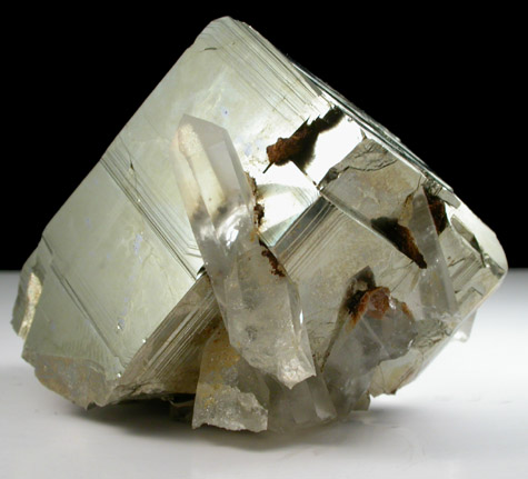 Pyrite with Quartz from Spruce Claim, Spruce Ridge, King County, Washington