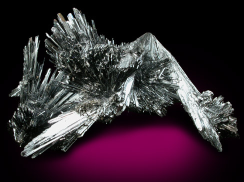 Stibnite from Baia Sprie (Felsbnya), Maramures, Romania