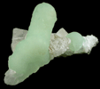 Prehnite epimorph after Anhydrite with Calcite, Phillipsite from Pumping Station, McBride Avenue, Woodland Park, West Paterson, Passaic County, New Jersey