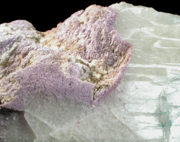 Celestine with Fluorite inclusions from Dundas, Ontario, Canada