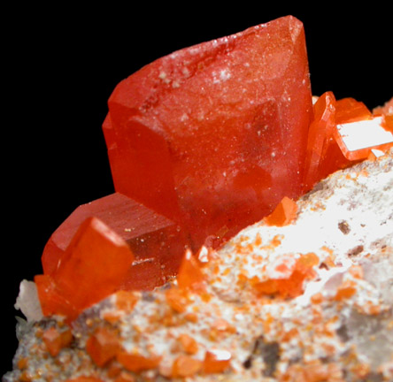 Wulfenite from Red Cloud Mine, Silver District, La Paz County, Arizona