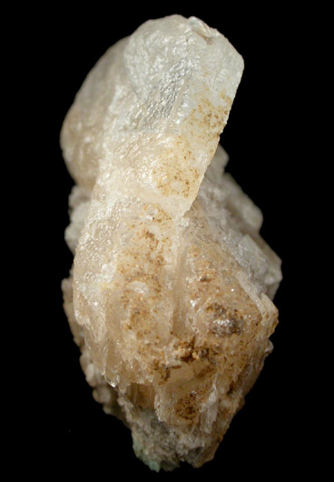 Calcite - twinned crystals from Battle Hill, near Hermon, St. Lawrence County, New York