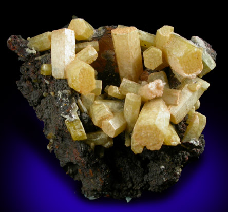 Pyromorphite from Black Star Open Cut, Mount Isa, Queensland, Australia