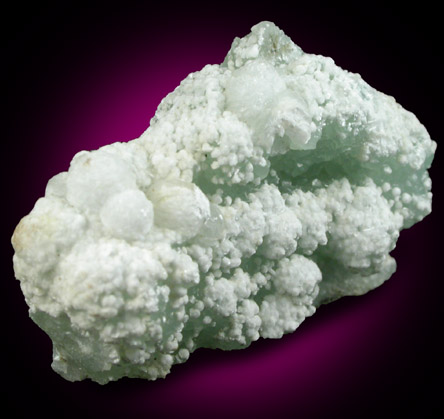 Gyrolite on Prehnite from Chantilly Quarry, Loudoun County, Virginia