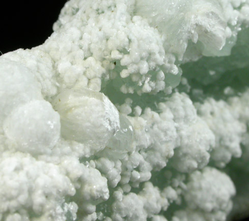 Gyrolite on Prehnite from Chantilly Quarry, Loudoun County, Virginia