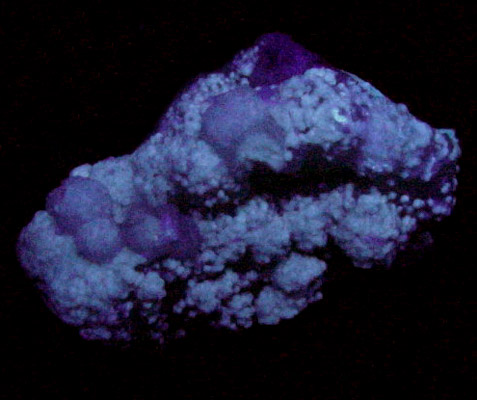 Gyrolite on Prehnite from Chantilly Quarry, Loudoun County, Virginia