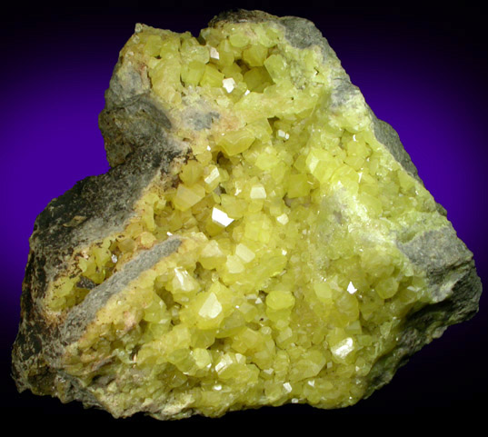 Sulfur from Agrigento District (Girgenti), Sicily, Italy