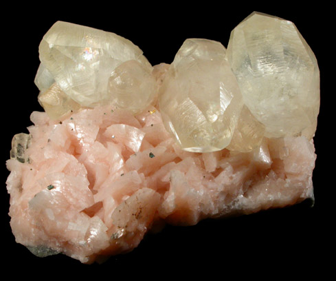 Calcite on Dolomite with Pyrite from Meridian Quarry, Black Rock, Lawrence County, Arkansas