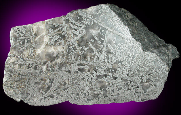 Silver in Calcite from Cobalt District, Ontario, Canada