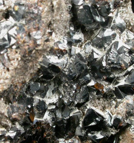 Sphalerite with Hydrozincite from Smallcleugh Mine, Nenthead, Cumbria, England