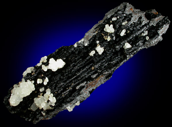 Smithsonite on smronadite from Proprietary Mine, Broken Hill, New South Wales, Australia