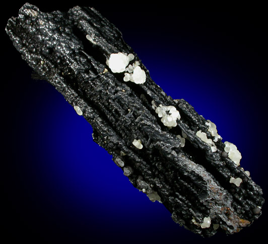 Smithsonite on smronadite from Proprietary Mine, Broken Hill, New South Wales, Australia