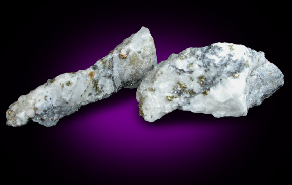 Gold in Quartz from Treasury Tunnel, La Plata Mountain, Ouray County, Colorado