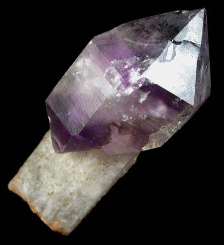 Quartz var. Amethyst Scepter from Moat Mountain, Hale's Location, Carroll County, New Hampshire