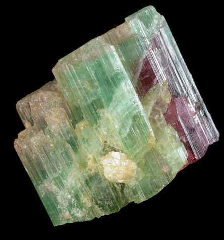 Elbaite Tourmaline from Dunton Quarry, Plumbago Mountain, Hall's Ridge, Newry, Oxford County, Maine