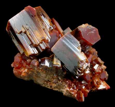 Vanadinite from Tadat, near Taouz, Errachidia, Meknes-Tafilalet, Morocco