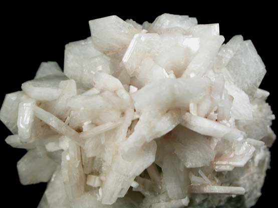 Barrerite and Laumontite on Quartz from Rocky Pass Area, Kuiu Island, Alaska