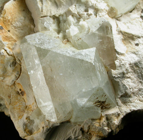 Topaz on Microcline-Albite from Moat Mountain, Hale's Location, Carroll County, New Hampshire