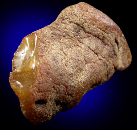 Amber - Cretaceous Fossilized Tree Resin from Sayreville Clay Pits, northwest of Kennedy Park, Sayreville, Middlesex County, New Jersey