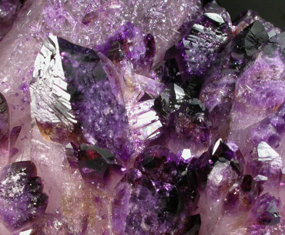 Quartz var. Amethyst (Laboratory Grown) from China