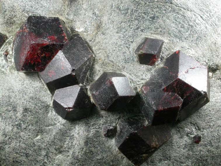 Almandine Garnet from tztal, Tyrol, Austria