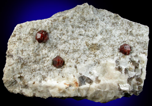 Almandine Garnet from Casco, Cumberland County, Maine