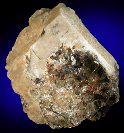 Almandine-Spessartine Garnet from Avondale, Delaware County, Pennsylvania