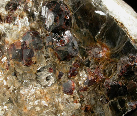 Almandine-Spessartine Garnet from Avondale, Delaware County, Pennsylvania