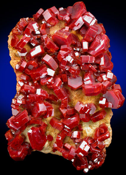 Vanadinite from Mibladen, Haute Moulouya Basin, Zeida-Aouli-Mibladen belt, Midelt Province, Morocco