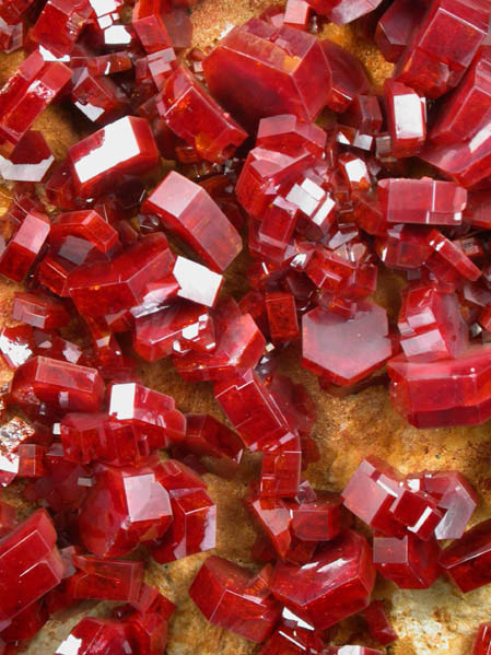 Vanadinite from Mibladen, Haute Moulouya Basin, Zeida-Aouli-Mibladen belt, Midelt Province, Morocco