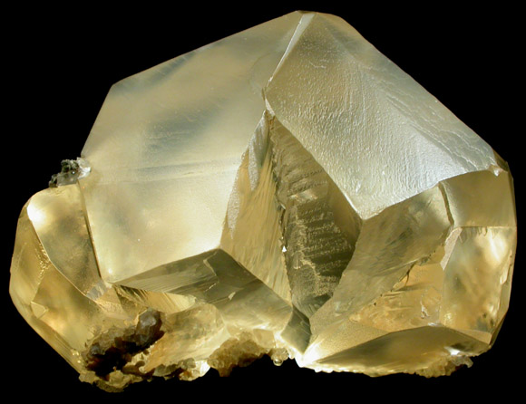 Calcite (twinned crystals) from Sokolovskiy-Sarbaiskiy Mine, Rudnyy, Kustanay Oblast, Kazakhstan