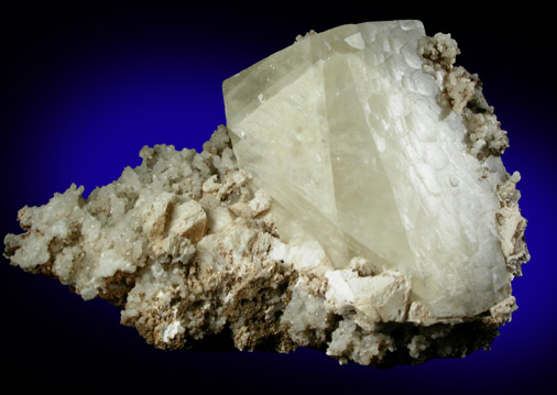 Calcite on Datolite from Millington Quarry, Bernards Township, Somerset County, New Jersey