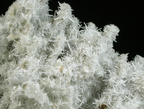 Natrolite on Calcite-Datolite from Millington Quarry, Bernards Township, Somerset County, New Jersey