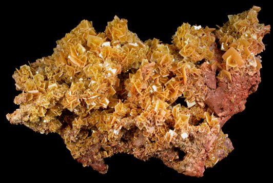 Wulfenite from Defiance Mine, Courtland-Gleeson District, Cochise County, Arizona