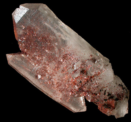 Quartz with Hematite from Veta Grande Claim, La Paz County, Arizona