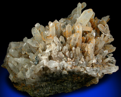 Quartz with Hematite from Washington Camp-Duquesne District, Santa Cruz County, Arizona