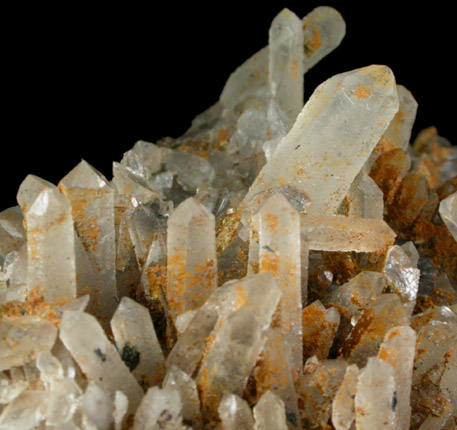 Quartz with Hematite from Washington Camp-Duquesne District, Santa Cruz County, Arizona