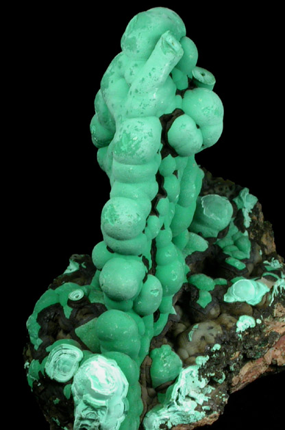 Malachite from Copper Queen Mine, Bisbee, Cochise County, Arizona