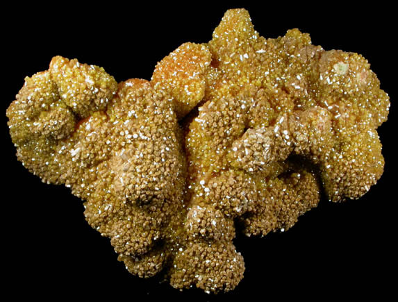 Pyromorphite from Bunker Hill Mine, 9 Level, Jersey Vein, Coeur d'Alene District, Shoshone County, Idaho