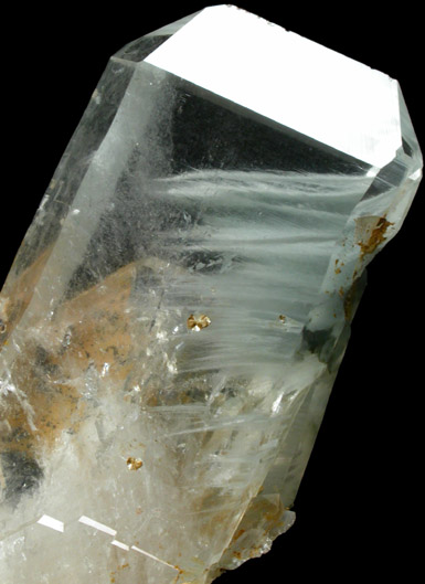 Quartz with Tourmaline inclusions from Capelinha, Minas Gerais, Brazil