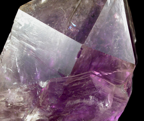 Quartz var. Amethyst from July 4th Pocket, Intergalactic Pit, Deer Hill, Stowe, Oxford County, Maine