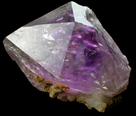 Quartz var. Amethyst from July 4th Pocket, Intergalactic Pit, Deer Hill, Stowe, Oxford County, Maine